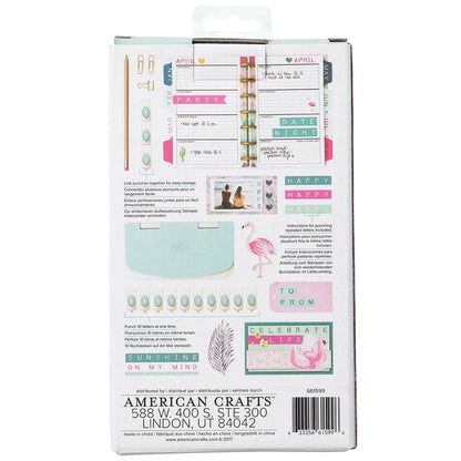 We R Memory Keepers Multicolor Plastic Word Punch Board - Scrapbooking Tool Kit