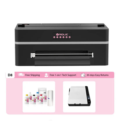 Haolic Mini D8 DTF Printer 13" | Compact Direct-To-Film Printer for Small Business & Home Use