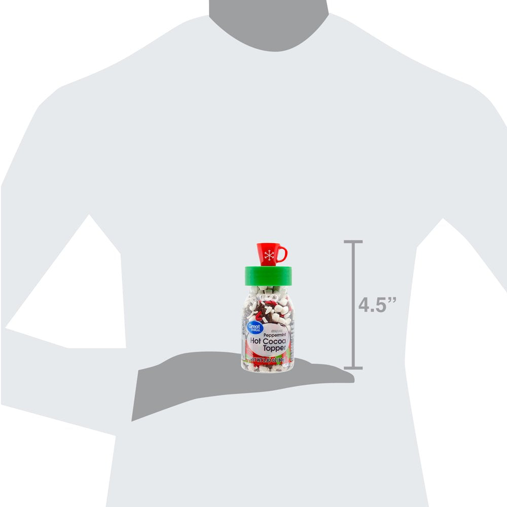 Peppermint Hot Cocoa Multi-Color Topper Sprinkles, 2.82 Oz