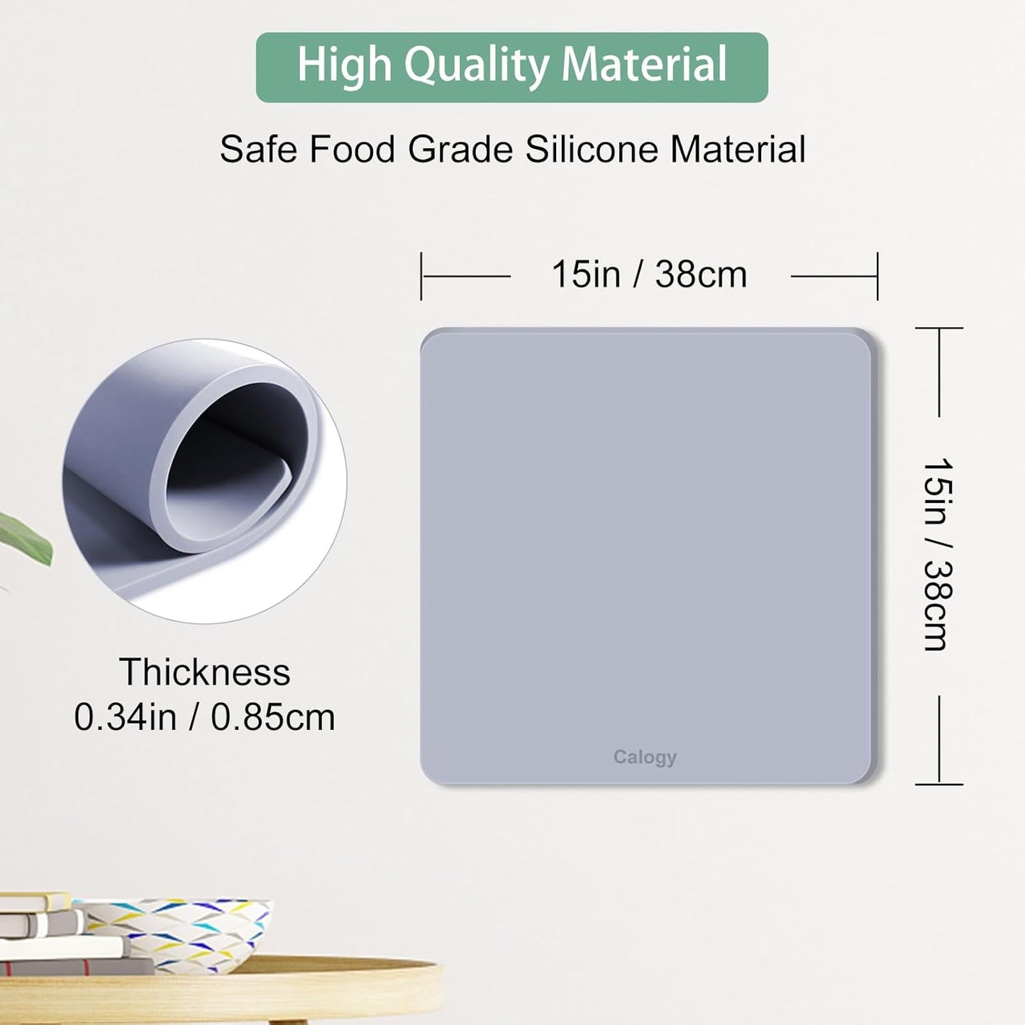 Calogy 10 * 10 Inches Heat Press Machine, Mini Heat Press, and 15 * 15 Inches Heat Press Mat Kit