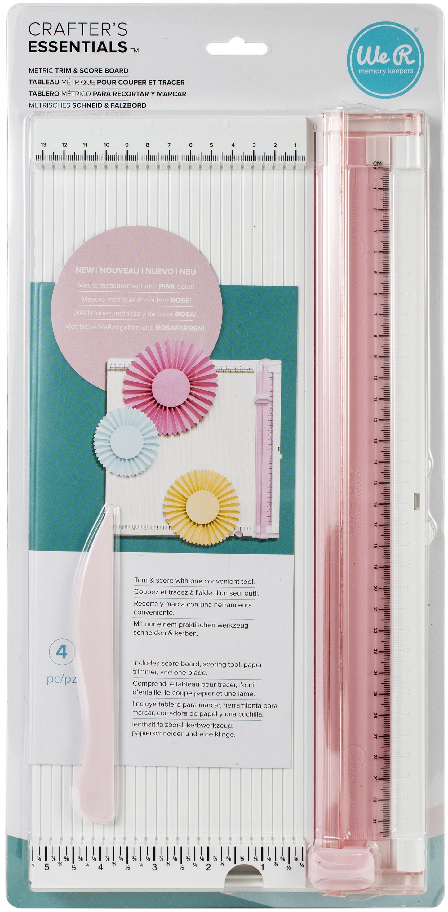 We R Memory Keepers Trim & Score Board-Metric