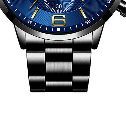 Watches for Men,Elegant Stainless Steel Band Analog Watch,Waterproof Design Quartz Movement Men'S Watches,Style1