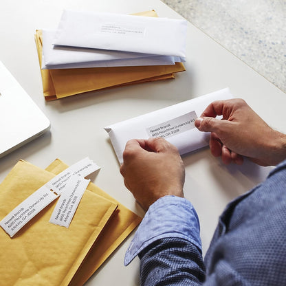 DYMO Authentic LW White Mailing Address Labels DYMO Labels for Labelwriter Label Printers 1-1/8" X 3-1/2" 2 Rolls of 350 (700 Total)