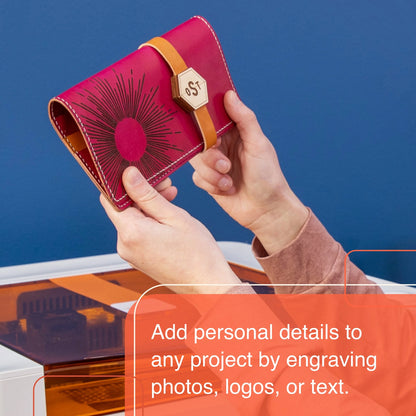 Spark 3D Printer Craft Laser Engraver and Cutter Machine, Compatible with Mac & PC, Works with Wood, Acrylic, Leather