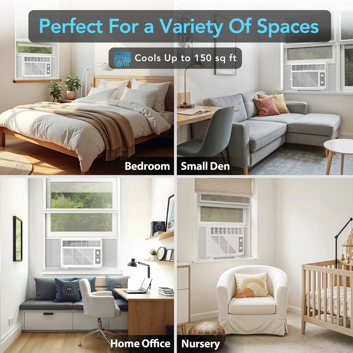 5,000 BTU Window Mounted Room Air Conditioner