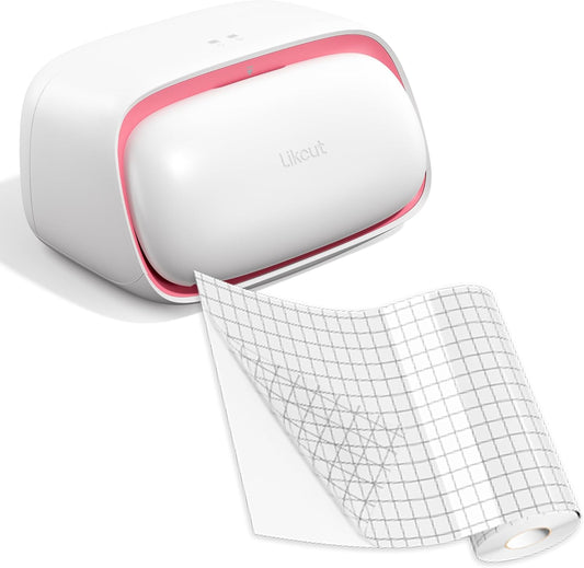 Glee S501 Vinyl Cutting Machine,  Clear Vinyl Transfer Paper Tape Roll (5.5In X 50Ft)