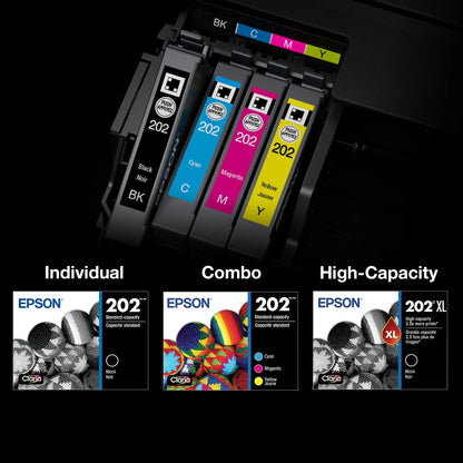 202 Standard-Capacity Black Ink Cartridge for XP-5100 and WF-2860