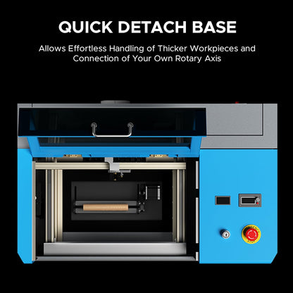 Omtech 45W CO2 Laser Engraver with Lightburn, 12"X8" Desktop Laser Engraving Cutting Machine for Home Use, Lasergrbl Compatible, Air Assist & Adjustable Head for Wood, Glass & More