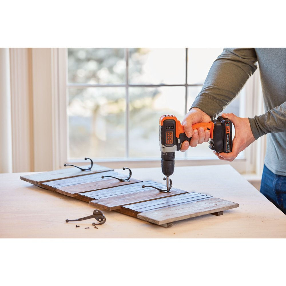 20-Volt MAX Lithium Cordless Drill, BCD702C1