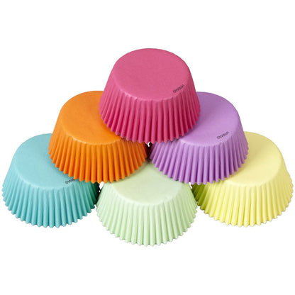 Standard Solid-Colored Pastel Spring Cupcake Liners, 150-Count