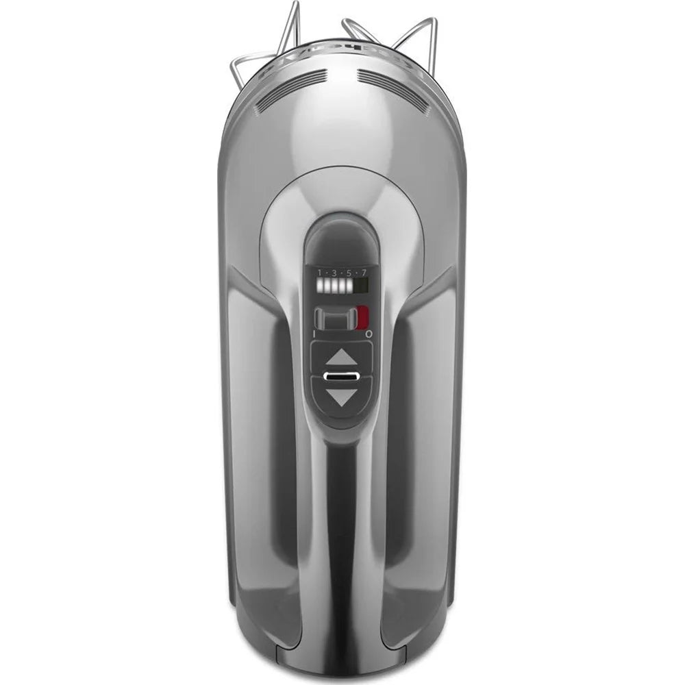 7-Speed Corded Electric Hand Mixer, Silver