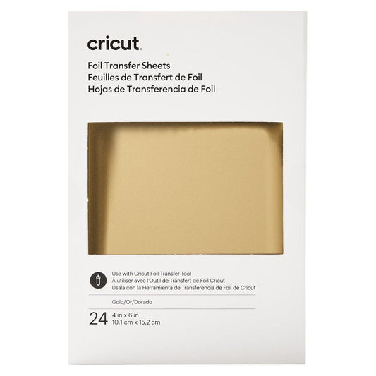 ® Foil Transfer Sheets, Gold (24 Ct), 4" X 6"