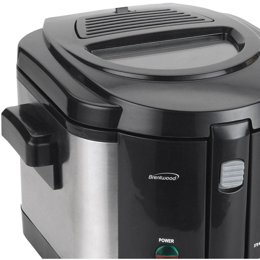 DF-720 1200W 8-Cup Electric Deep Fryer - Stainless Steel