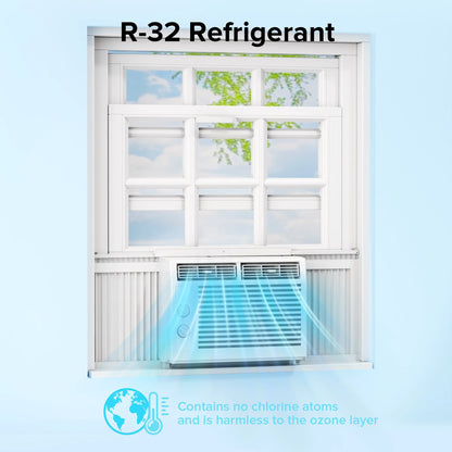 5000 BTU Window Air Conditioner for Small Rooms AC Unit Air Conditioner Cools up to 150 Sq.Ft