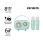 Retro Wireless Karaoke Speaker, Mint, AI6028-MNT