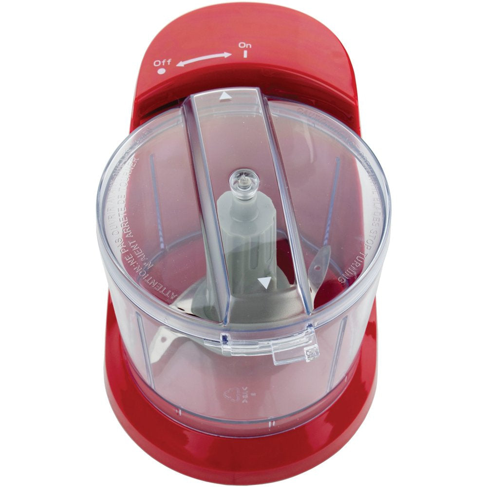 MC-109R 1.5 Cup Mini Food Chopper, Red