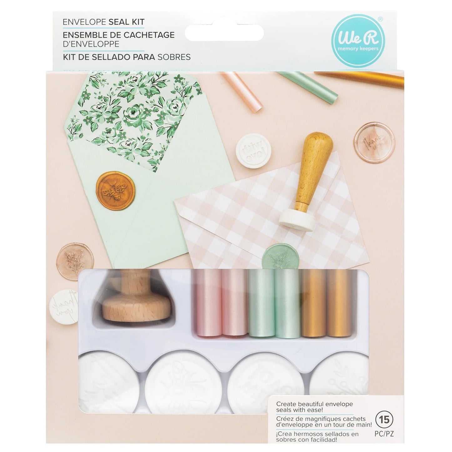 We R Memory Keepers Envelope Seal Kit-With Love