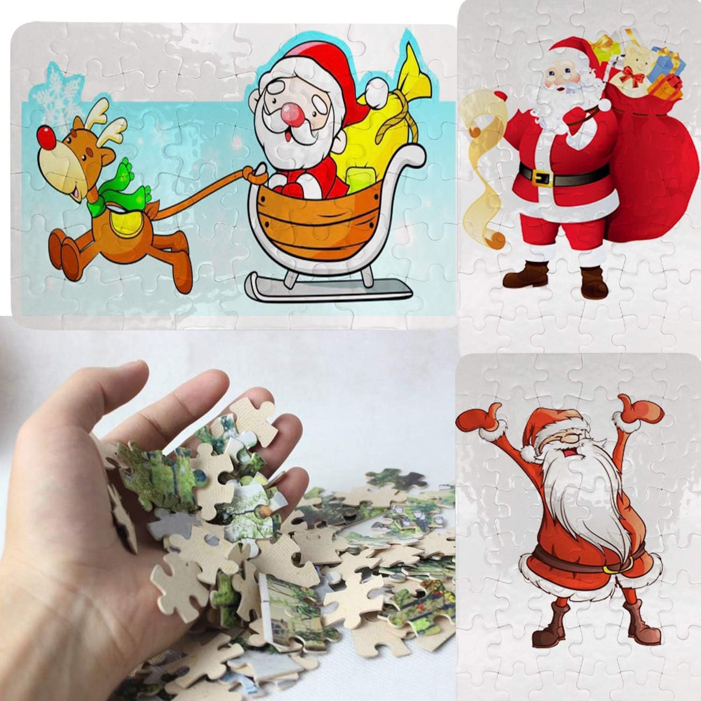 10 Sets Blank Sublimation A5 Jigsaw Puzzles with 48 Pieces - DIY Heat Press Transfer Crafts - Wholesale DIY Thermal Transfer Pearl Puzzles