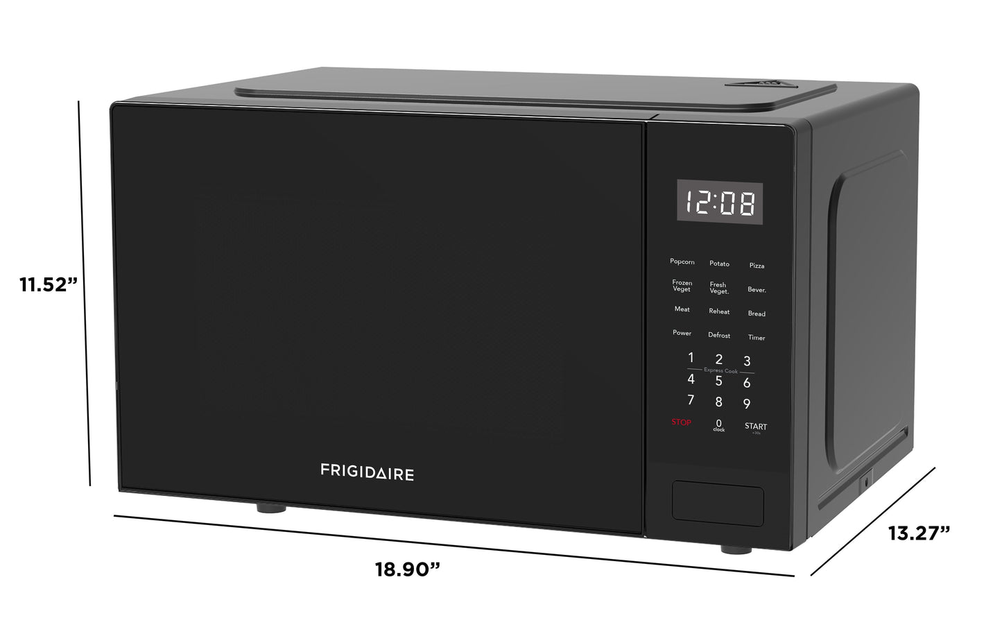 0.9 Cu Ft Countertop Microwave Ovens in Black, EMW953