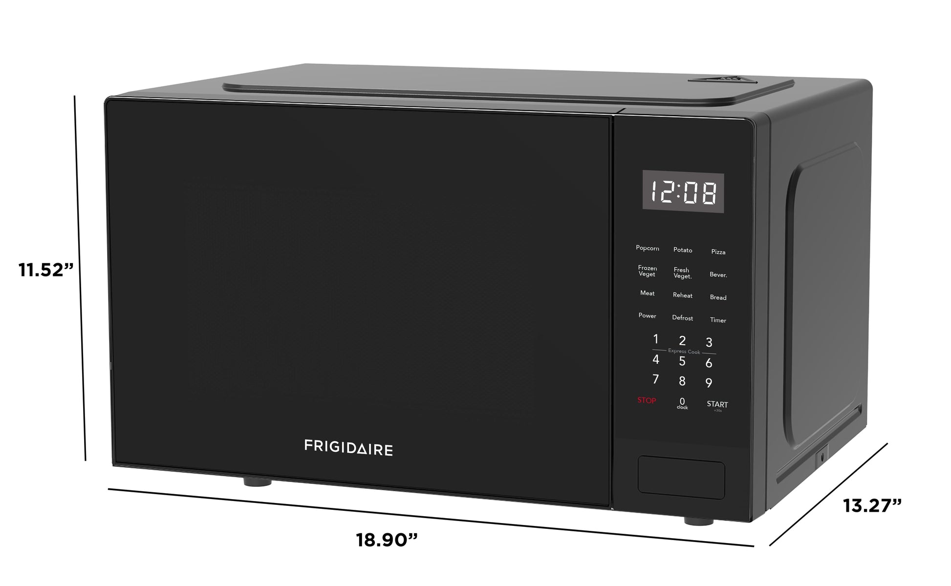 0.9 Cu Ft Countertop Microwave Ovens in Black, EMW953