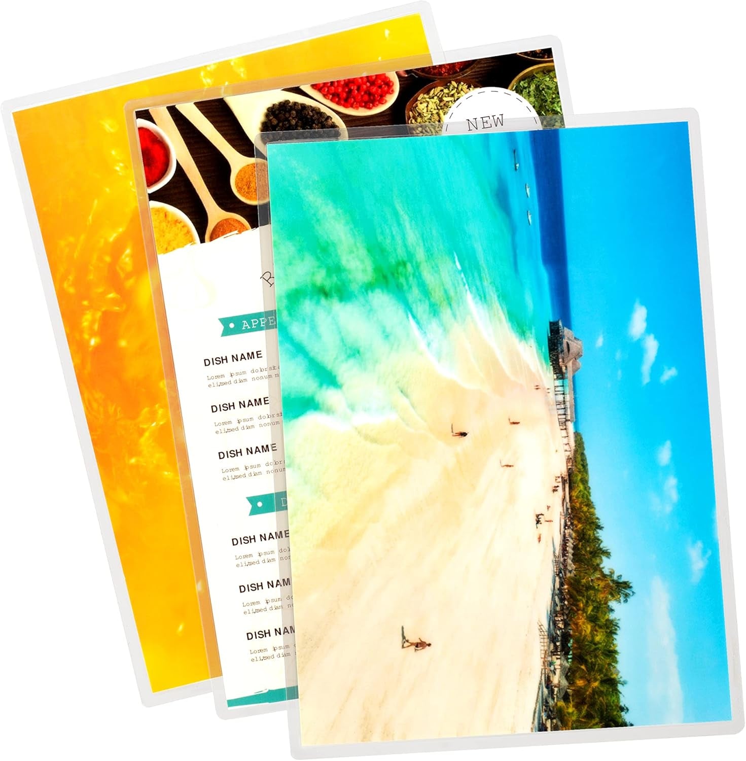 SINCHI Never Jam, 48-Second Warm-Up, 3-10 Mil, 13" Laminator & 3 Mil 200 Pack & 5 Mil 100 Pack Laminating Sheets