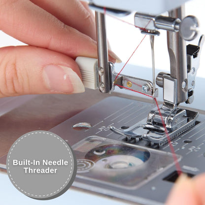 SINGER Heavy Duty 4423 Meltwater Blue High Speed Sewing Machine with Accessory Kit | Strong Motor with Enhanced Piercing Power, 97 Stitch Applications, Full Metal Frame, 1-Step Buttonhole & LED Light