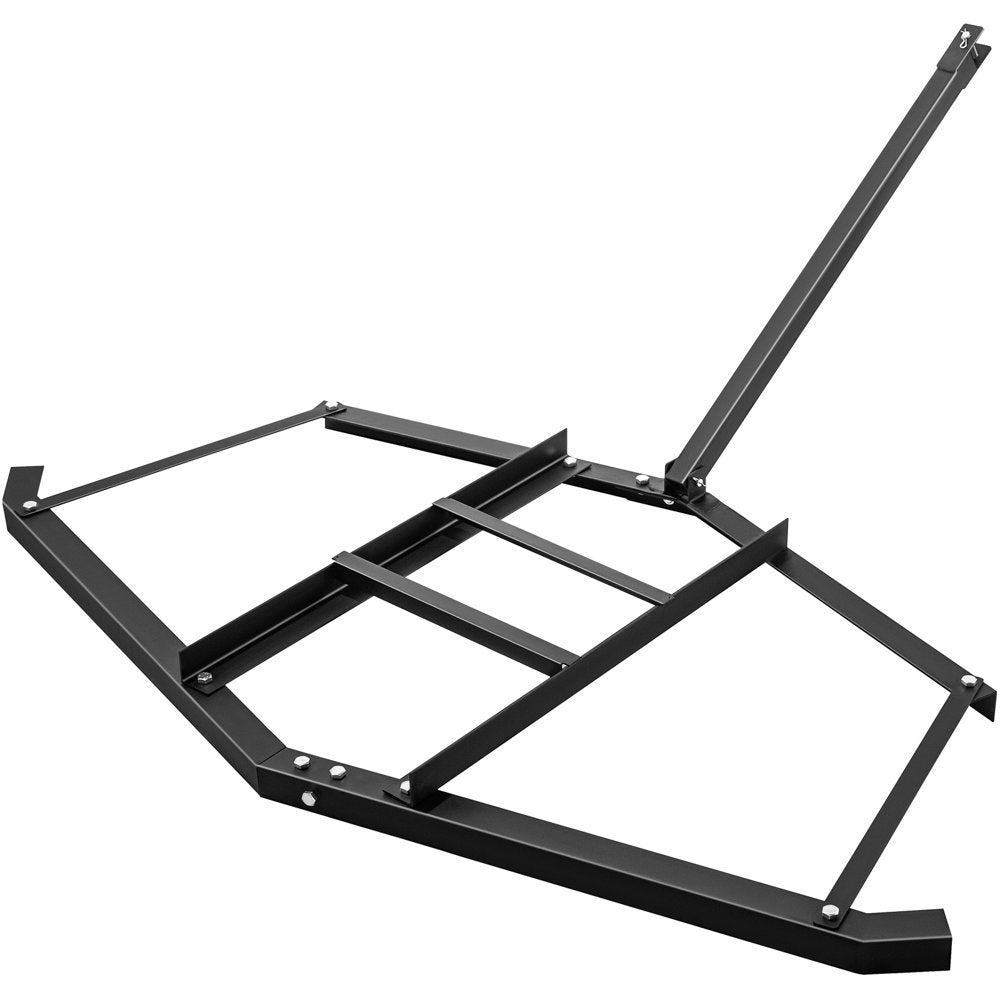 brand Drag Harrow 66"X 35" , Driveway Tractor Harrow with 2 Adjustable Bars, Heavy Duty Steel, Driveway Grader for ATV, UTV, Garden Lawn Tractors