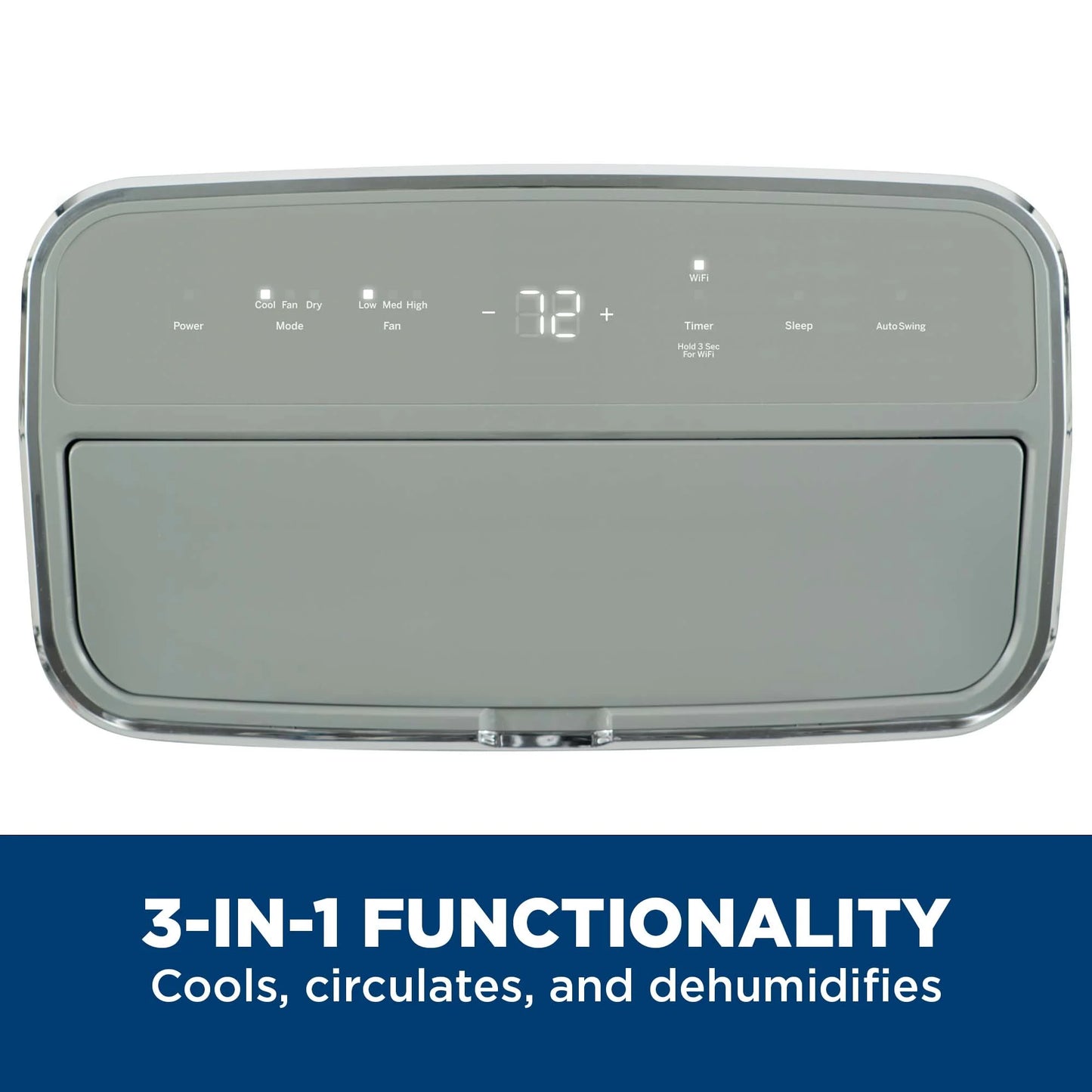 10500 BTU 3-In-1 Portable Air Conditioner for 450 Sq Ft with Included Remote