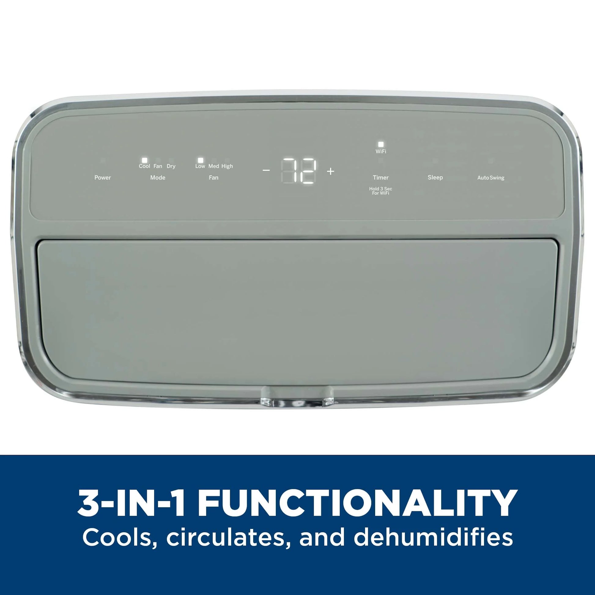 10500 BTU 3-In-1 Portable Air Conditioner for 450 Sq Ft with Included Remote