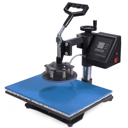 5 in 1 Heat Press Machine Digital Transfer Sublimation T Shirt Hat Plate Cap Mug
