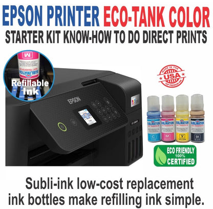 Epson Tank Printer with DTF And Sublimation-Ink