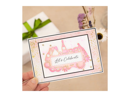 Crafter'S Companion Stamp & Die - Champagne Celebration