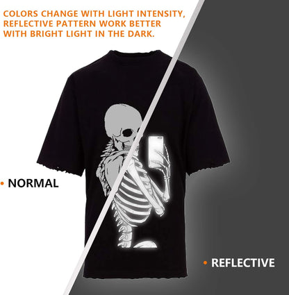 Reflective Heat Transfer Vinyl HTV Roll: 12"X10' Silver Iron on Vinyl Roll for T-Shirt (Light Grey)