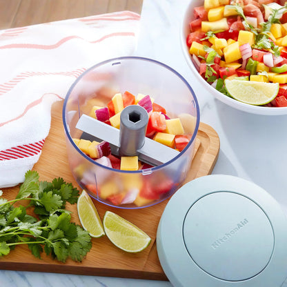 Manual Pull Food Chopper and Processor, Mineral Water