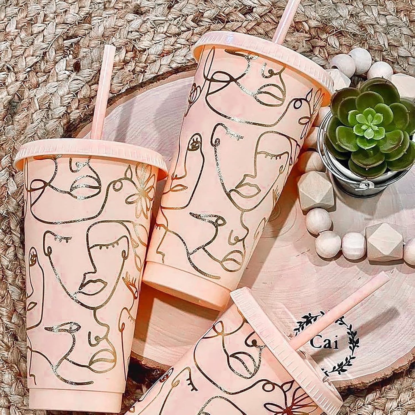 Metallic Textured Chrome Vinyl Adhesive Vinyl for Craft Cutter 1Ft X 5Ft, Champagne Gold