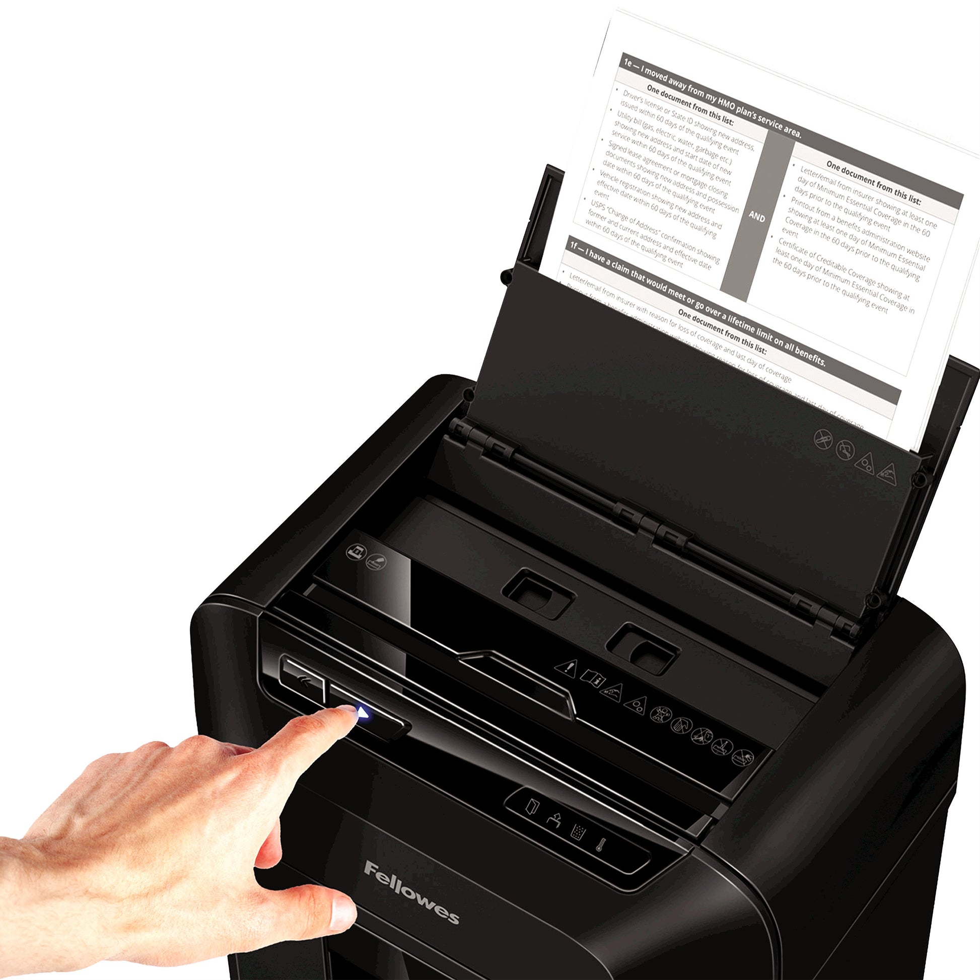 Fellowes Automax 100MA 100 Sheet Micro Cut Auto Feed Shredder