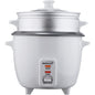 TS-600S 5-Cup Uncooked/10-Cup Cooked Rice Cooker and Food Steamer, White