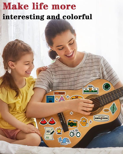 Lzerking 200 Sheets Glossy Printable Vinyl Sticker Paper 8.5"X11", Vibrant Color Quick-Drying Waterproof White Decals for Inkjet/Laser Printers & Cricut for Small Businesses, DIY Enthusiasts