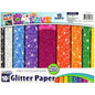 9 In. X 12 In. Sparkle Glitter Craft Paper, Assorted Colors, 10 Sheets