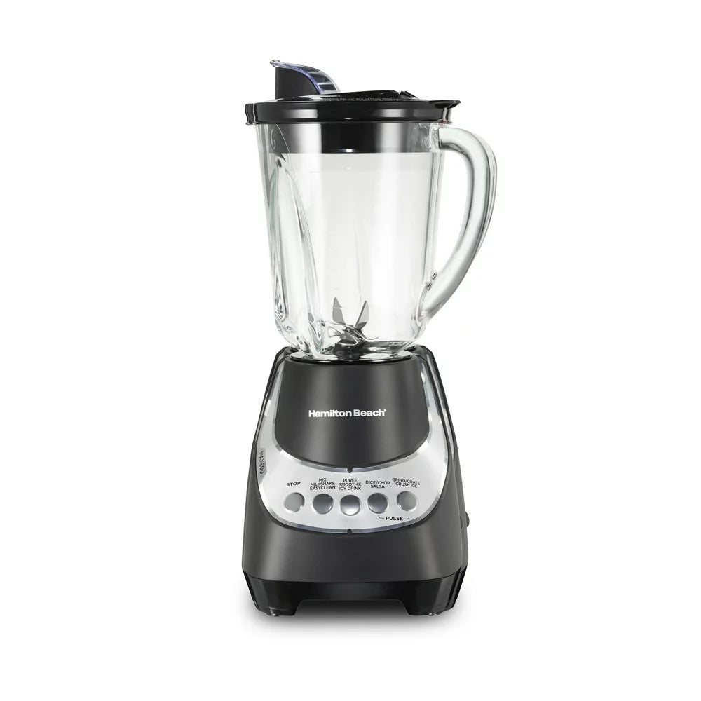 Wave Action Quiet Blender, 48 Oz. Glass Jar, 12 Blending Functions, Black, New, 53530F