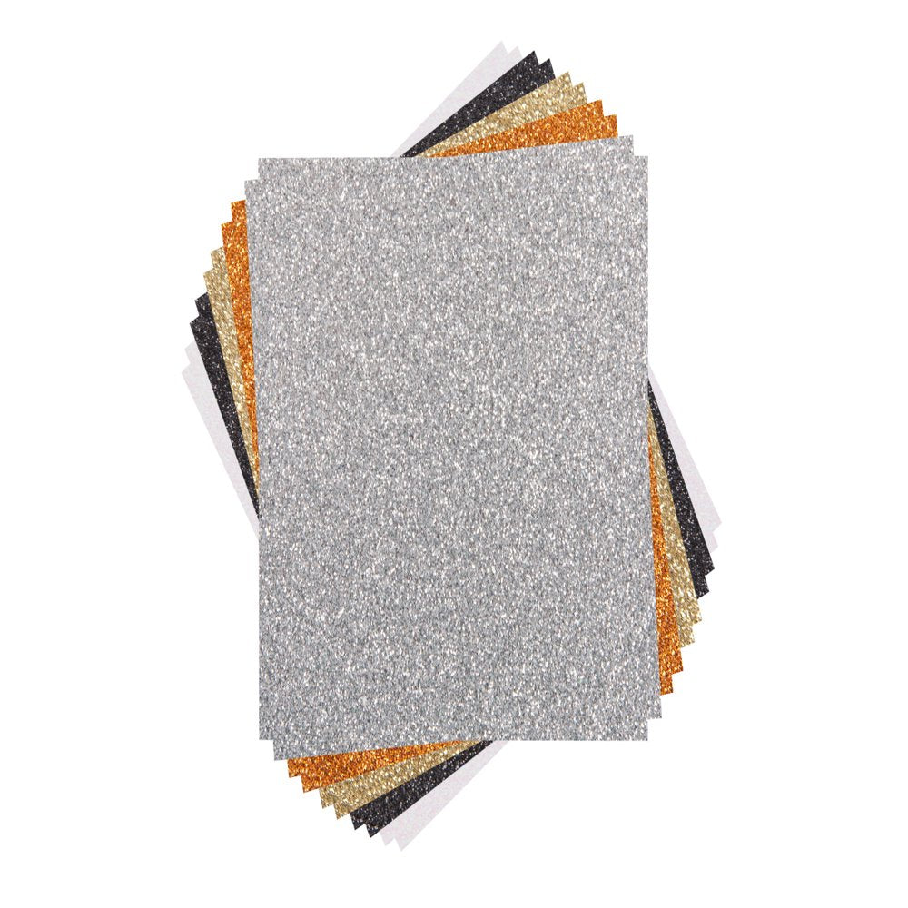 ® Glitter Cardstock Sampler, Classics - 12 in X 12 In