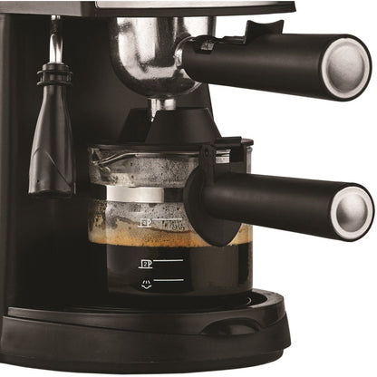 GA-125 20 Oz New Espresso and Cappuccino Maker, Black