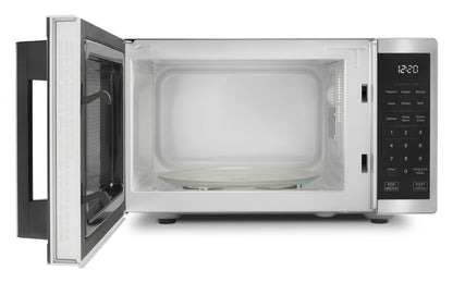 0.9 Cu. Ft. Stainless Steel Countertop Microwave with Steam Clean - 900 Watt