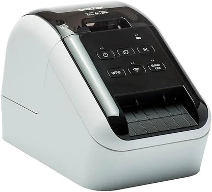Brother Ql-810Wc Professional Printer with USB and Wifi Connectivity, Ultra-Fast Printing up to 110 Labels per Minute with Standard Address in Monochrome, Black & Red Printing Available