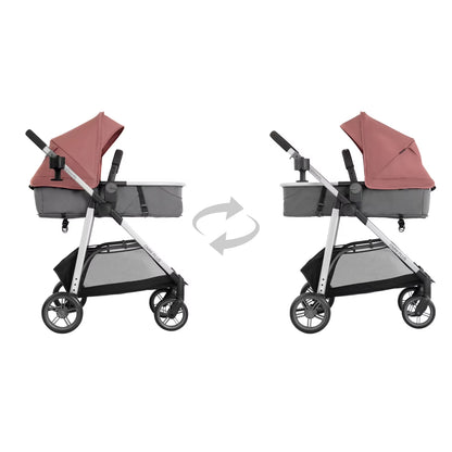 Evenflo Omni plus Travel System with Litemax Infant Car Seat, Shasta Pink