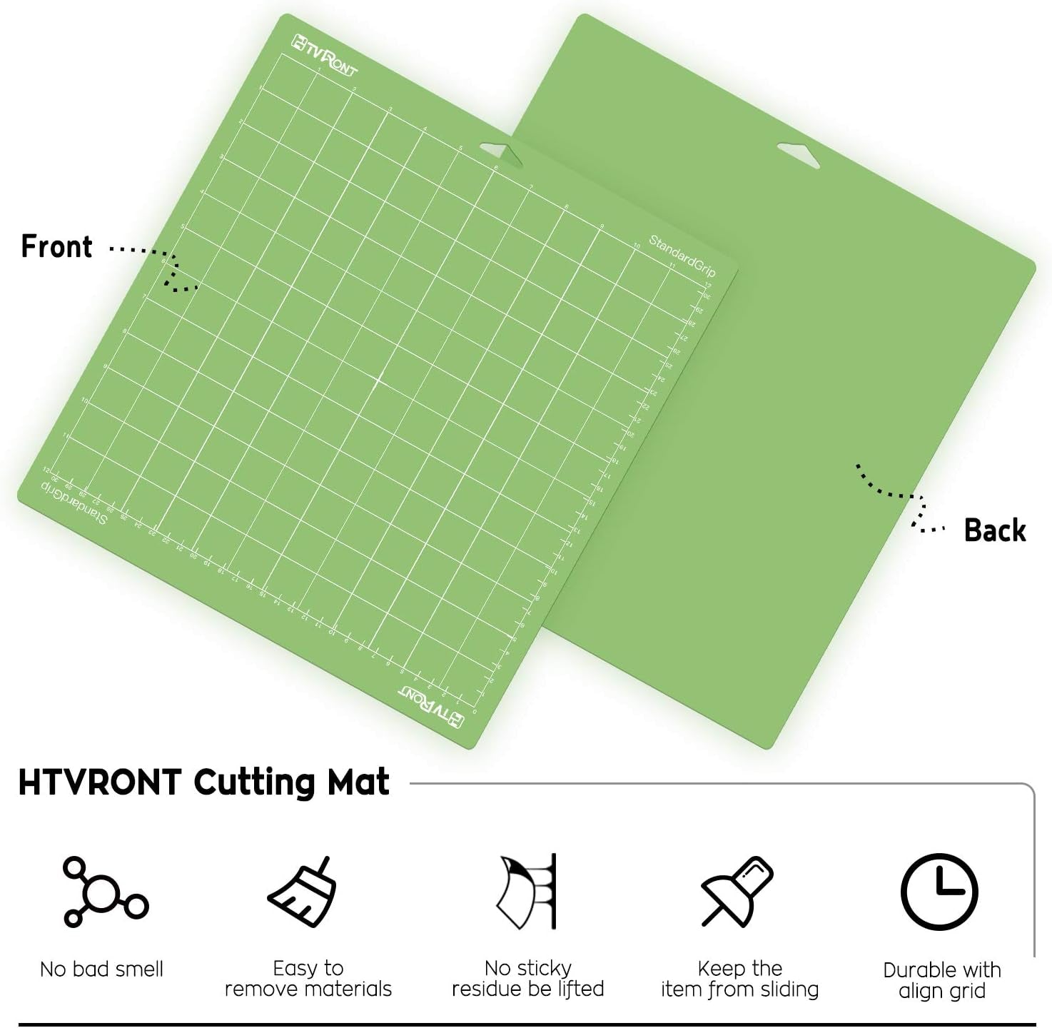 Cutting Mat, 6 Pcs Cutting Mat 12X12(Standard, Light, Strong, Fabricgrip) Compatible with Cricut Maker 3/Maker 4/Maker/Explore 3/4/Air 2/One, Variety Adhesive Sticky Cutting Mats Accessories