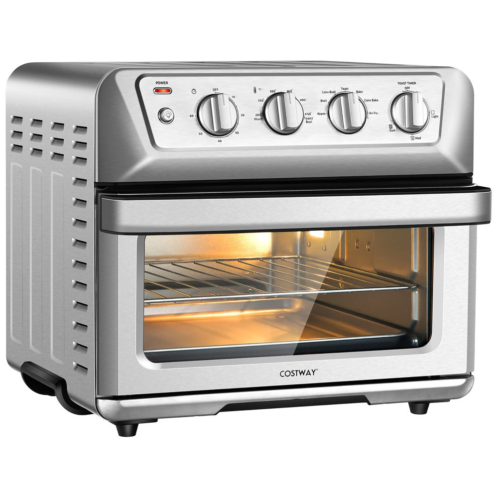 21.5QT Air Fryer Toaster Oven 1800W Countertop Convection Oven W/ Recipe