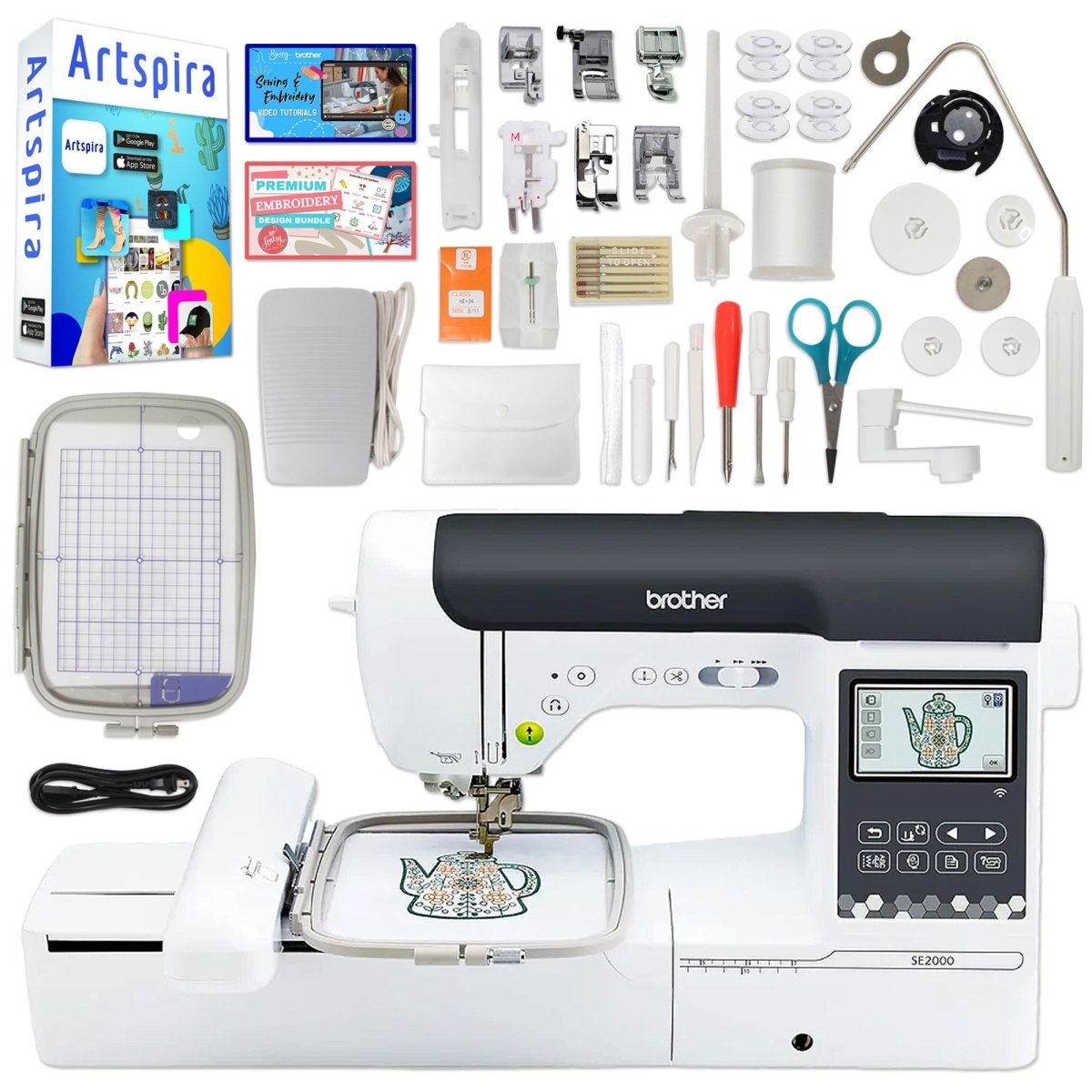 Brother Printmoda Dual Function Fabric Printer with Brother SE2000 & Artspira