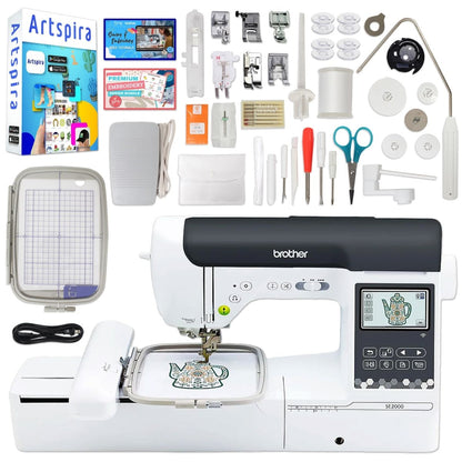 Brother Printmoda Dual Function Fabric Printer with Brother SE2000 & Artspira