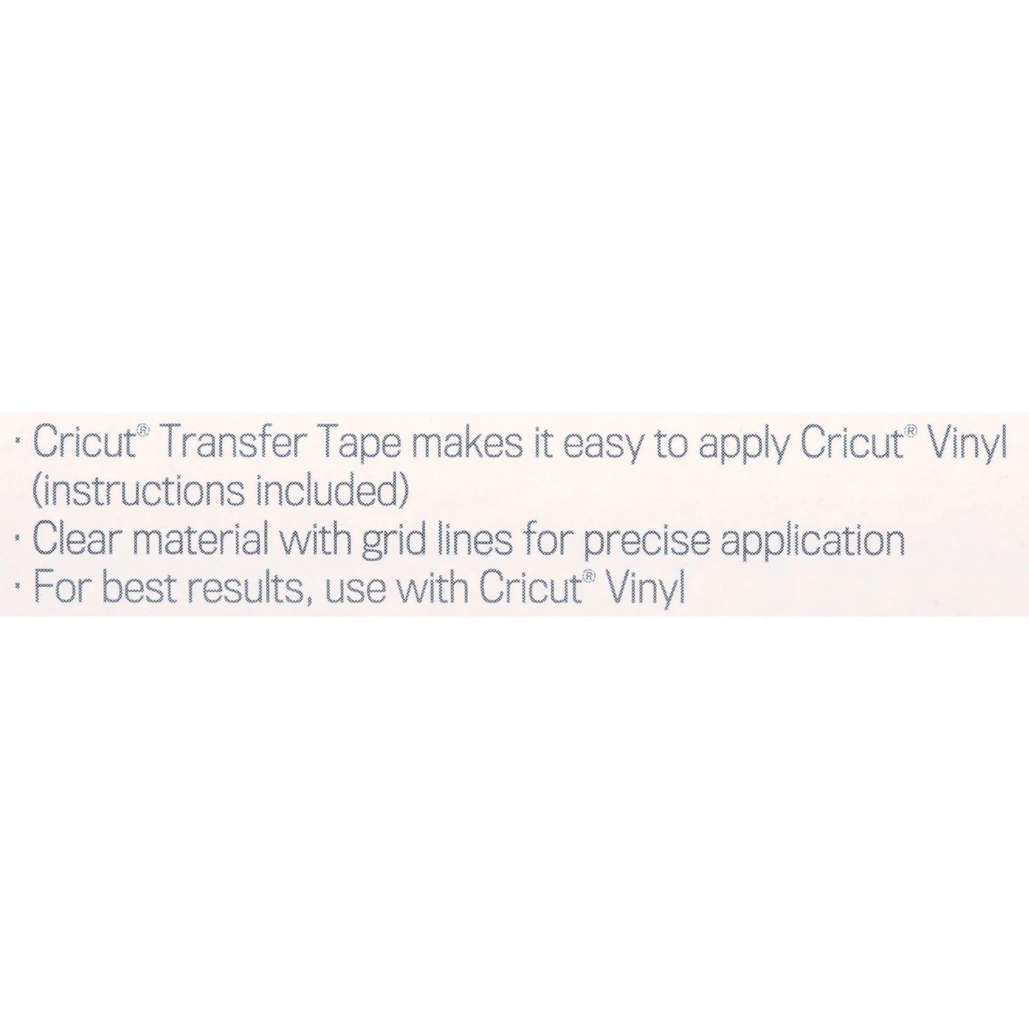 Cricut Vinyl Transfer Tape 12''X48''